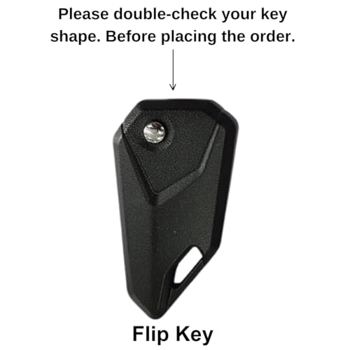 KEYCEPT Metal Alloy Key Cover for Compatible for Universal Bike Hero, RE, Bajaj, TVS, Yamaha, Meteor, Honda, Jawa Bikes flip Key with Keychain (Short Keychain) - Image 2