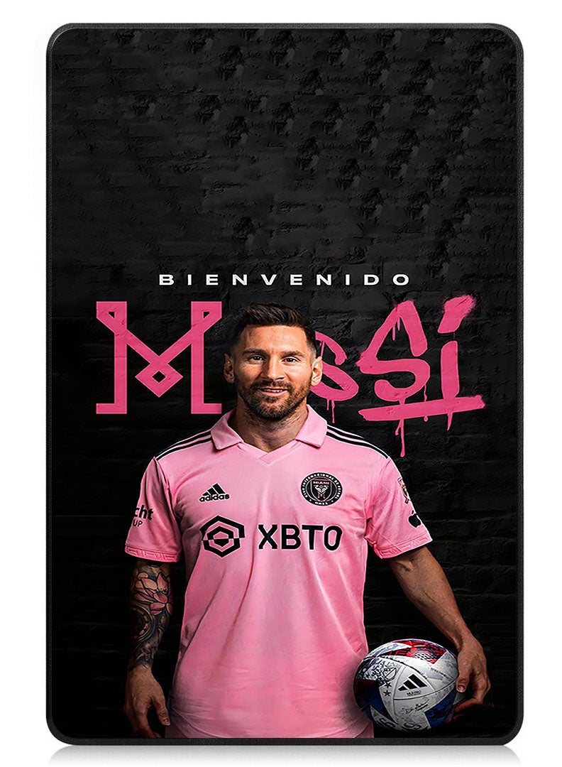 Theodor Protective Flip Case For Apple iPad Air 11 (2024) With Trifold Stand Auto Wake Sleep Shockproof Cover Messi 6 - Image 1