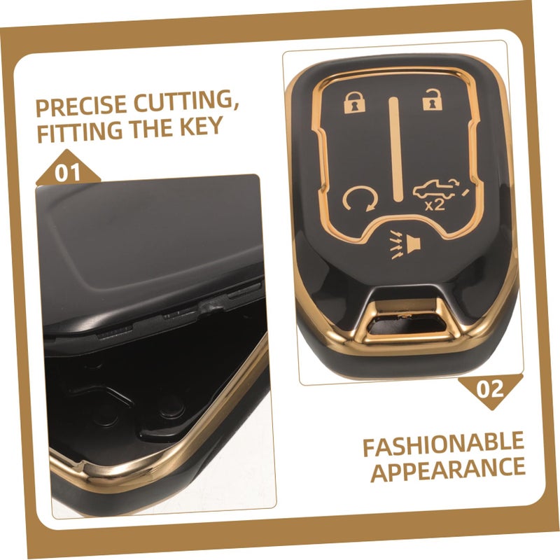 5A Car Key Fob Cover Case TPU Material Fashion Style Easy Access Key Holder - Image 4