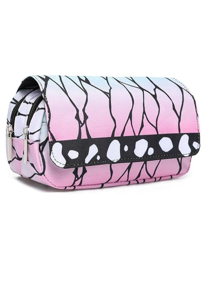 إسكدنيا حقيبة أقلام رصاص أنيمي كامادو تانجيرو نيزوكو كوسبلاي حقيبة أقلام رصاص حافظة أقلام رصاص حقيبة قرطاسية صندوق أقلام رصاص سعة كبيرة مع سحاب - Image 1