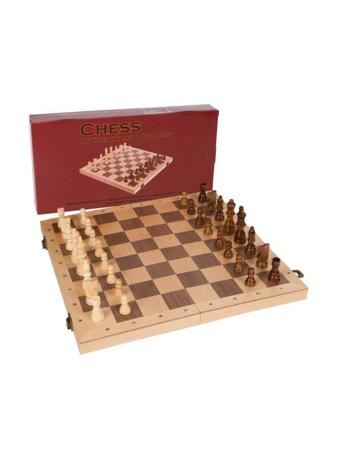Best Chess Set Portable Compact Lightweight Authentic Detailing Wooden Chess Game Set - Image 2