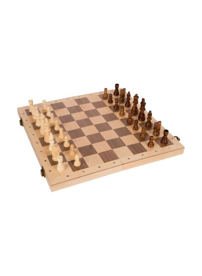 Best Chess Set Portable Compact Lightweight Authentic Detailing Wooden Chess Game Set - Image 1