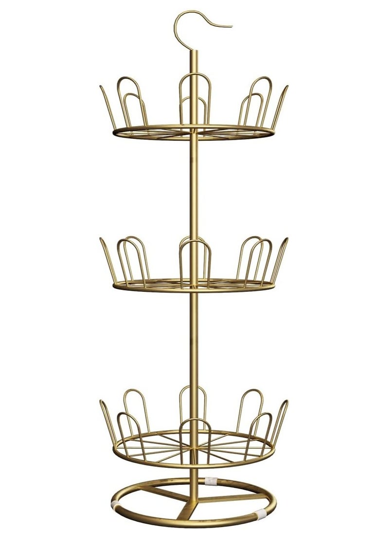 DubaiGallery - Nordic gold iron art shoe rack household outdoor balcony simple slipper rack creative hotel home stay drying rack - Image 1