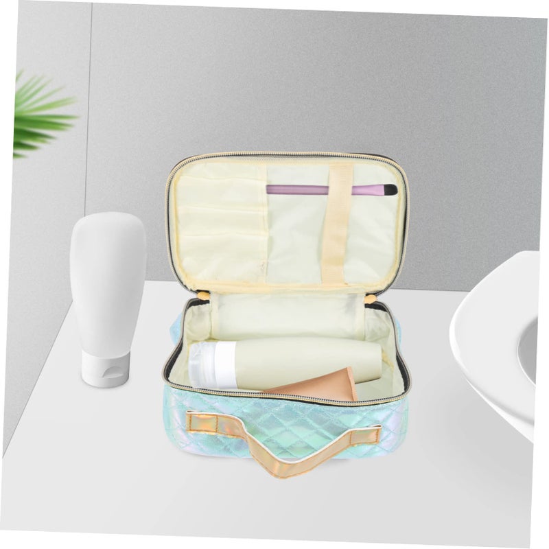 Large Capacity Multipurpose Diamond Shaped Storage Organizer Bag for Travel Makeup and Daily Use Portable Easy to Clean - Image 5