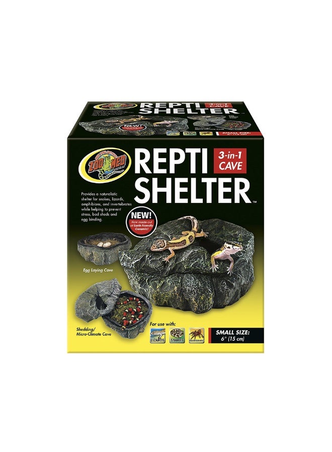 Zoo Med Repti Shelter 3 in 1 Cave - Small - 3"L x 5"W x 4"H