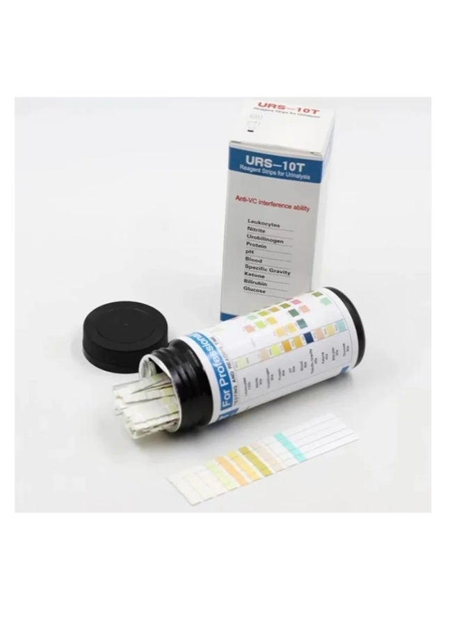 URS-10T Reagent for Urinalysis 100 Pieces Contain Leukocytes Nitrite Urobilinogen Protein pH Blood Specific Gravity Ketone Bilirubin Glucose Test Analysis Urine Test Strips for Testing Body Urine Ketosis Levels, Paleo and Low Carb Diets - Image 5