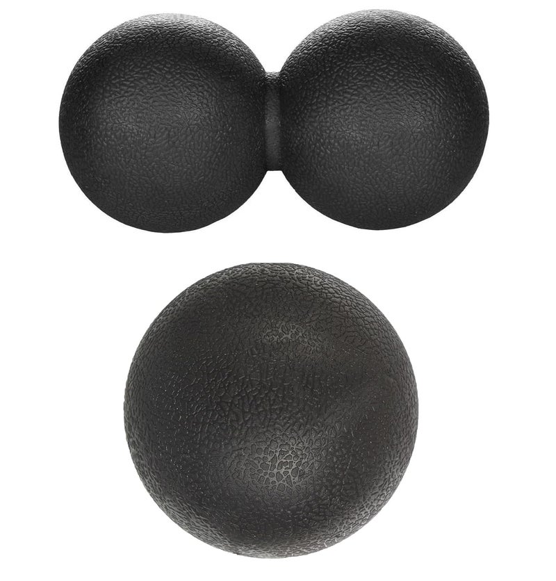 Bodylastics Peanut & Lacrosse Massage Balls for Muscle Recovery Trigger Point Therapy Ball for Myofascial Release, Deep Tissue Massage, Pain Relief, Mobility Tool for Back, Feet, Neck, Yoga, and Gym - Image 1