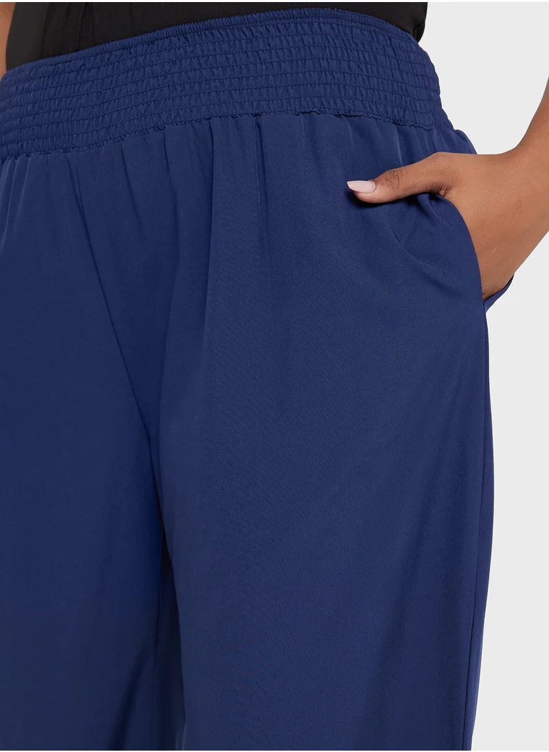 ايلا بلس Wide Leg Pants With Elasticated Waist