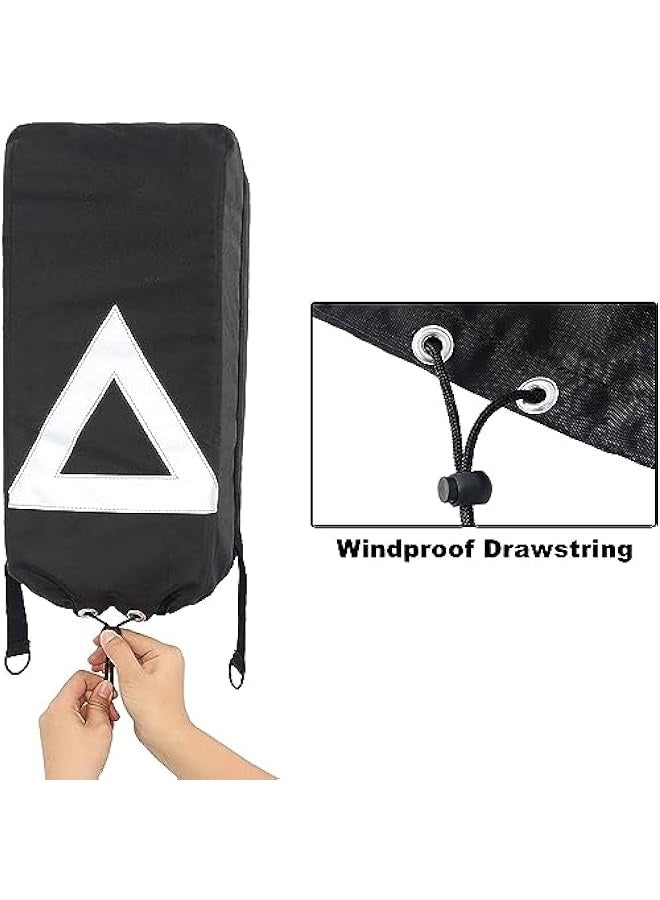Generic RV Jack Cover, Electric Tongue Jack Cover, 420D Oxford Cloth, Sun and Waterproof, Universal Trailer RV Electric Tongue Kilometers Top Cover, Automotive Accessories - Image 4