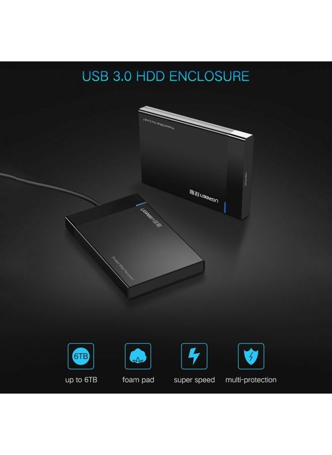 BURAQ - UGREEN US221 HDD Enclosure 2.5 inch SATA to USB 3.0 SSD Adapter Hard Disk Drive Box External HDD Case, Support UASP Protocol - Image 1