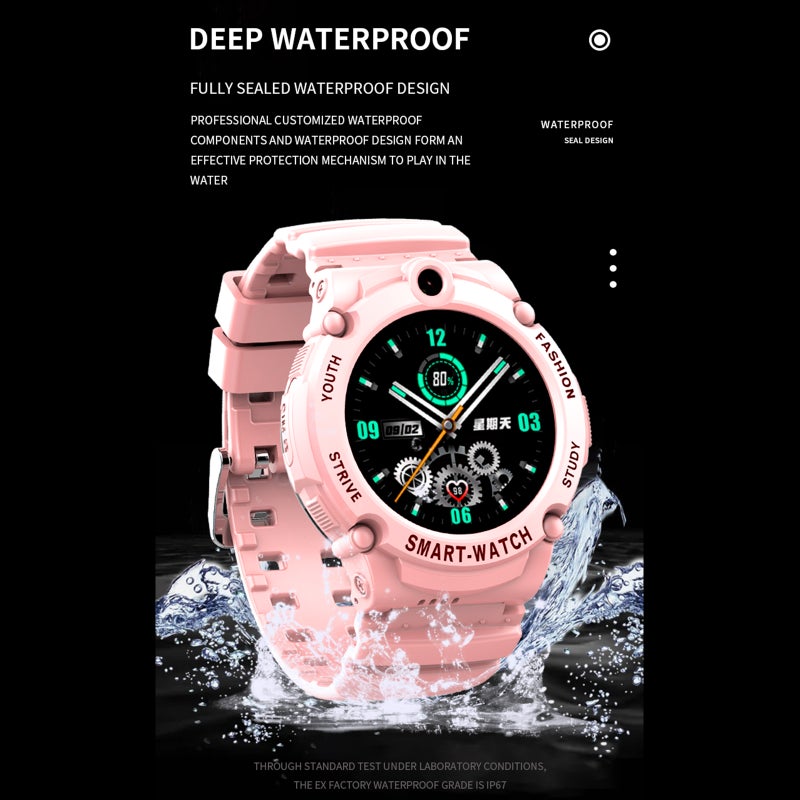Y09 Kids Smartwatch with 4G Phone Call WiFi LBS GPS Tracker SOS Video Call Voice Chat Camera IP67 Waterproof Touchscreen Wristwatch Birthday Gift for Boys Girls Students - Image 2