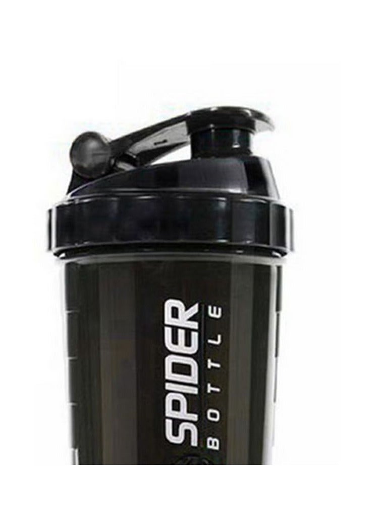 SPIDER BOTTLE Potein Shaker Bottles For Protein Mixes Spider Blender Bottle, 2 Twist On Cups For Protein Organizer Gym Bottle 500ml Multicolor - Image 4