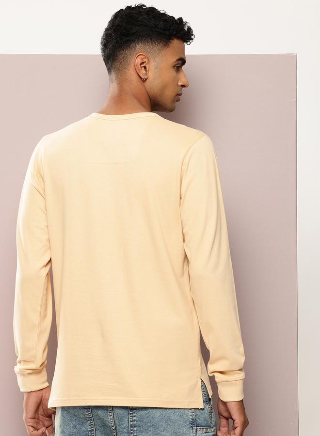 Dillinger Men Regular Fit Pique Fabric Henley T-Shirt - Image 3