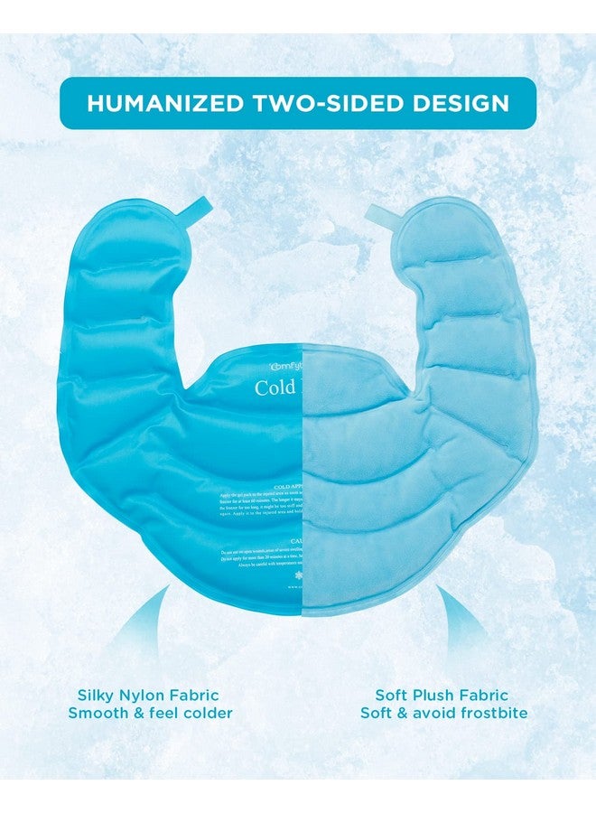 كمادات ثلج Comfytemp لتخفيف آلام الرقبة والكتفين، معتمدة من هيئة معايير الغذاء والدواء الأمريكية (FSA)، قابلة لإعادة الاستخدام، لفافة تبريد جل كبيرة للكتف للجزء العلوي من الظهر، علاج طبيعي بالكمادات الباردة لإصابات العنق، هدية للرجال والنساء - Image 3