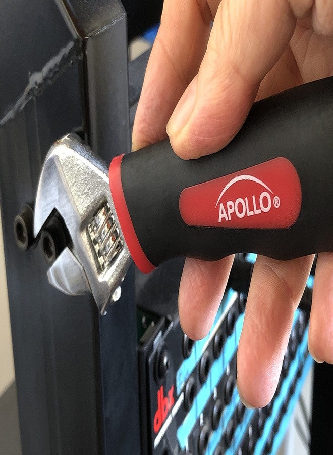 Apollo Tools 4 Piece Stubby Tool Set for Small Hands and Tight Spaces. Convenient and Compact Small Tool Set includes Mini Hammer, Mini Screwdriver Set and Mini Wrench - Red - DT0240 - Image 5