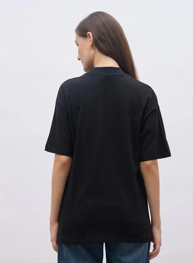 Styli Styli Slogan Print Oversized T-Shirt