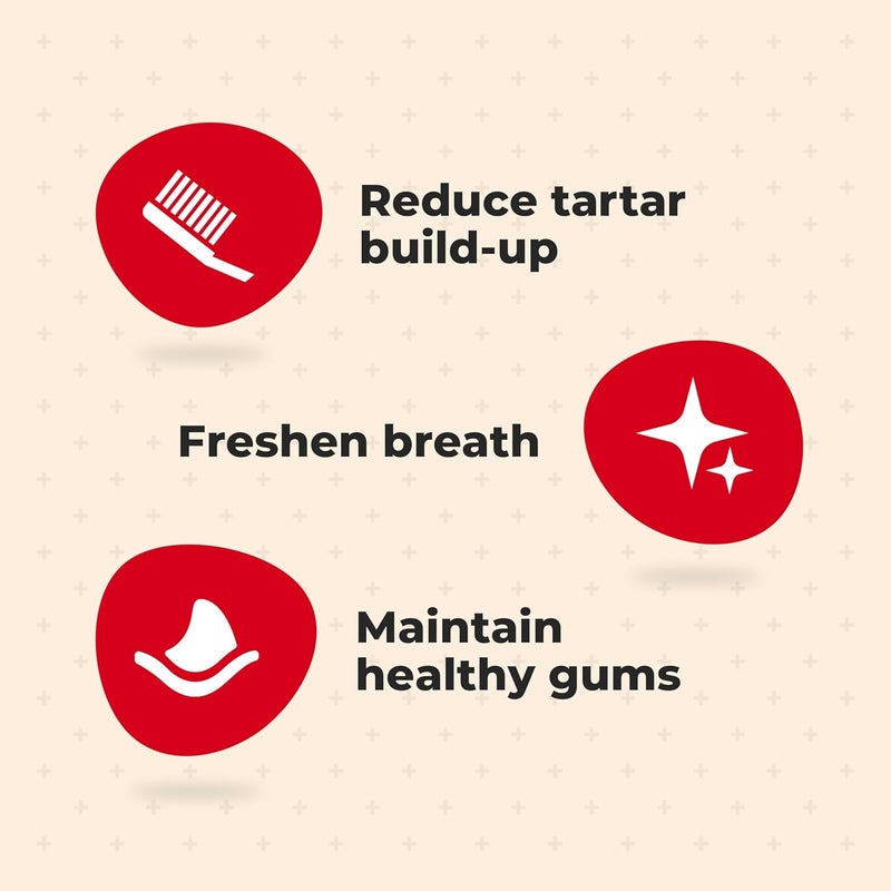 ميلك-بون Milk-Bone Fresh Breath Brushing Chews، 25 قطعة يومية صغيرة/متوسطة لصحة أسنان الكلاب، تساعد الحركة التنظيفية في تنظيف الأسنان - Image 3
