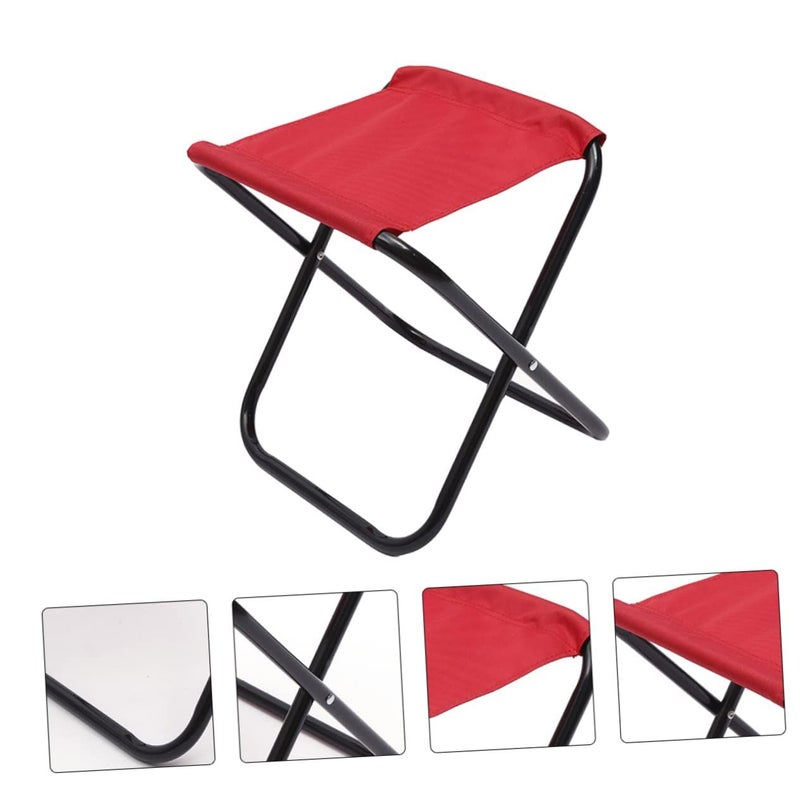 POPETPOP Foldable Outdoor Stool Strong Load Capacity Easy Carry - Image 5