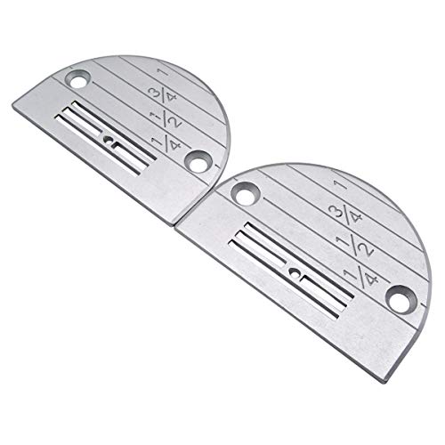 CKPSMS Brand - Industrial Sewing Machine Needle Plate #147150LGW - Light to Medium Compatible with JUKI Brother 2 PCS - Image 1
