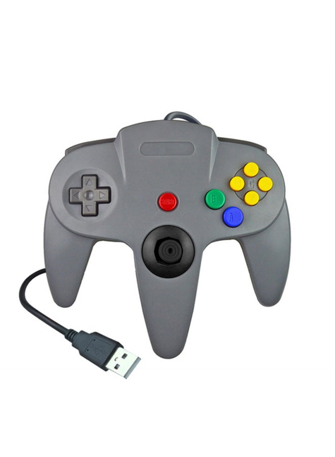 Neutral N64usb Gamepad N64usb Wired Handle N64 Shape Pc Handle Brand New Welcome - Image 5