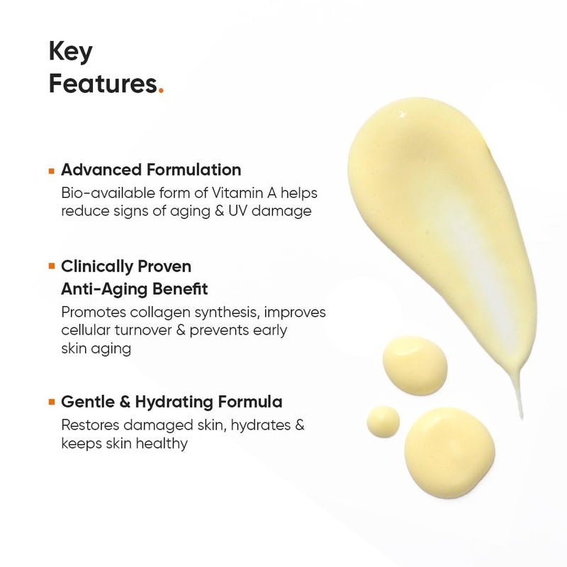 Minimalist 2 Retinoid Anti Ageing Night Cream for Wrinkles Fine Lines With Retinol Derivative For Sensitive Skin - Image 5