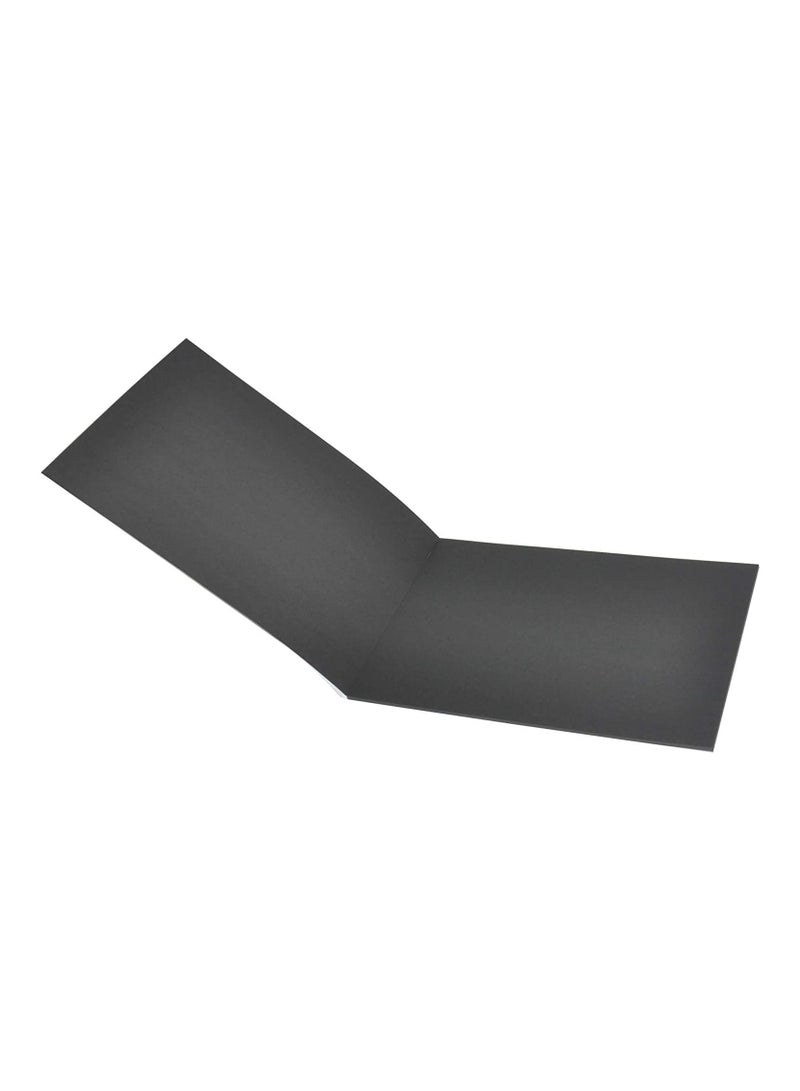 FIS 12-Piece FIS Black Sketch Book Left Binding A4 Acid Free Paper, 160GSM, 20-Sheets - FSSKBK20A4160 - Image 2