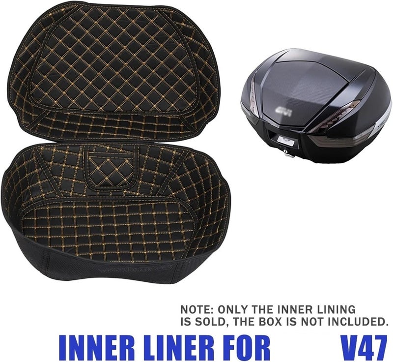 QASULER Motorcycle Trunk Case Liner for GIVI V47 - Image 5