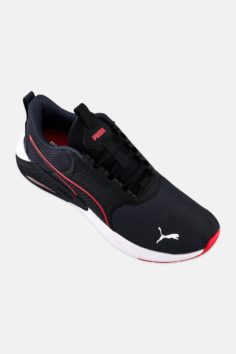 PUMA Men X Cell Nova Lace Up Running Shoes, Black - Image 1