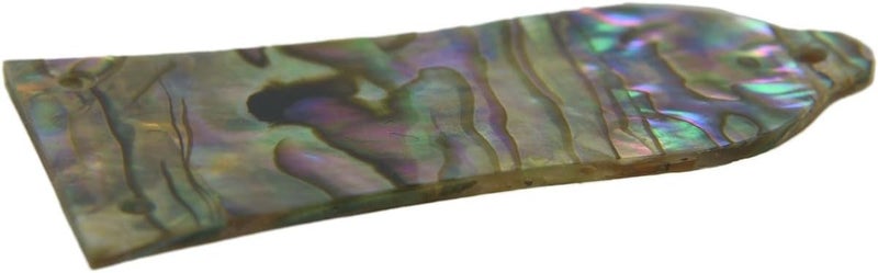 KAISH Pure Custom Made Natural Abalone Shell Guitar Truss Rod Cover with 3 Holes Fits Epiphone LP Les Paul - Image 3