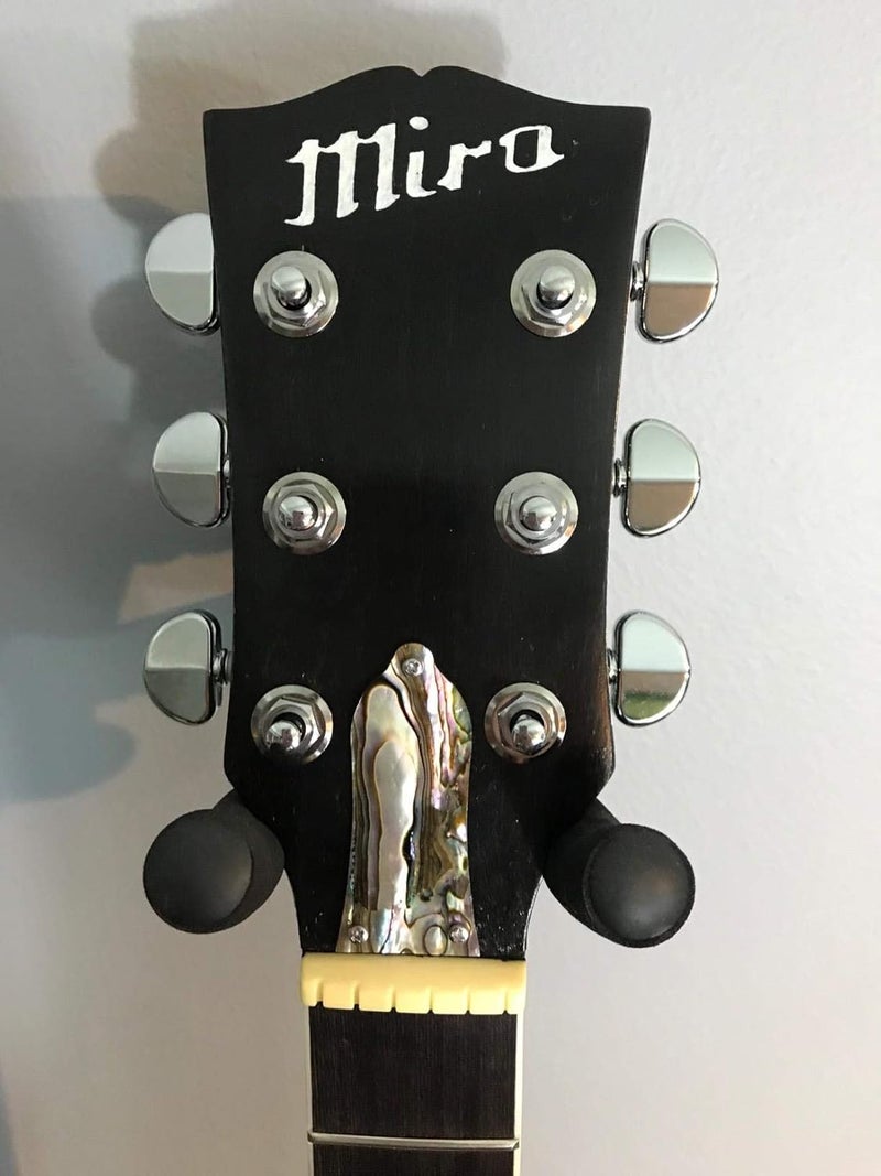 KAISH Pure Custom Made Natural Abalone Shell Guitar Truss Rod Cover with 3 Holes Fits Epiphone LP Les Paul - Image 5