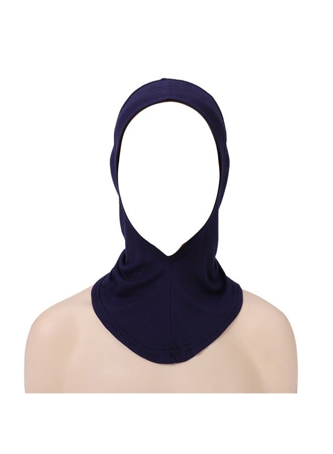 Comfortable Classic Long Scarf Black，Hijab Undercap, Full Neck Coverage Under Scarf Hijabs, Head Coverings for Women - Image 1