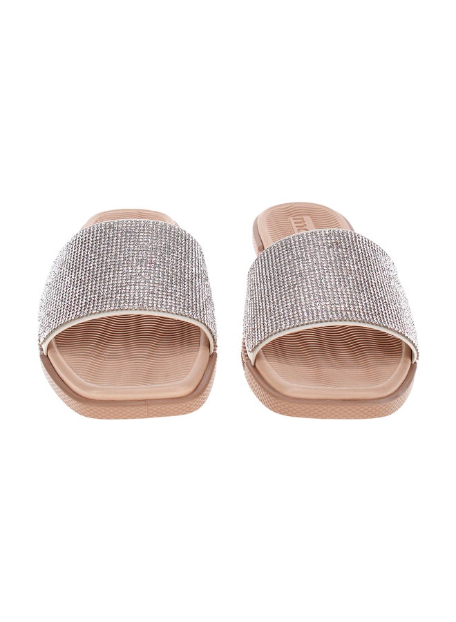 MOLECA Embellished Flat Sandals - Image 3