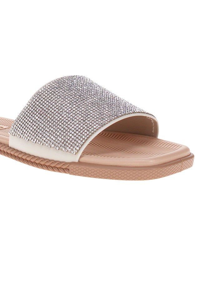 MOLECA Embellished Flat Sandals - Image 4