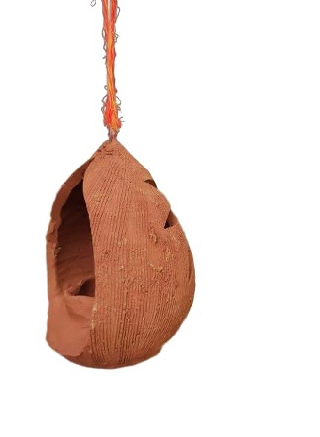 RUKDA Terracotta Diya Hanging Lamp Collection - Coconut Lamps for Home Décor and Spiritual Illumination - Image 2