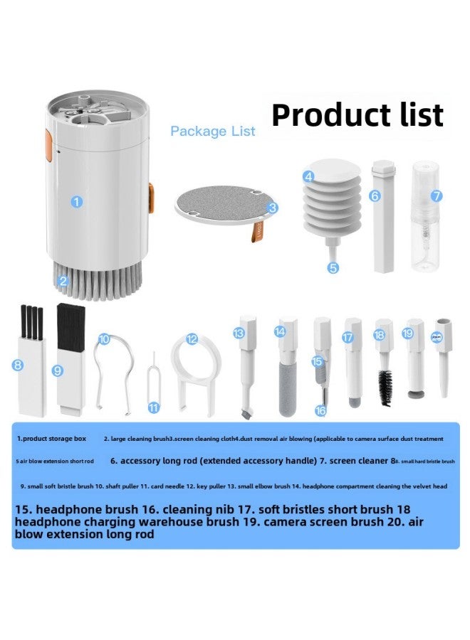 Keyboard Computer Cleaning Suit Multi-function Bluetooth Headset Cleaning Pen Mobile Phone Screen Cleaning Sterilization Tool-Color:Pink - Image 4