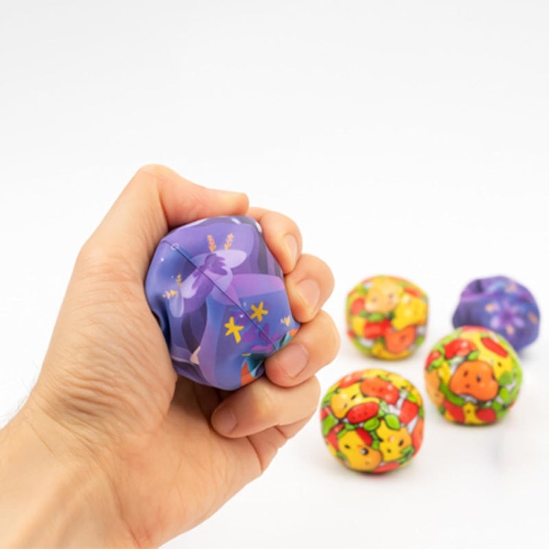 playmore كرات قفز ملونة للأطفال - لعبة كرة القمر المطاطية للأطفال - كرة قفز ناعمة وخفيفة للعب المجنون للمتعة، للعب الداخلي والخارجي (عبوة من 3 ألوان متعددة) لعبة تعليمية - Image 1