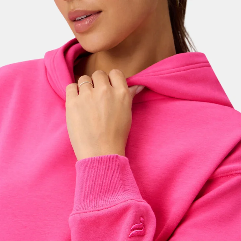 Fabletics Pink Women's Cosy Fleece Hoodie for Women | Best Price UAE