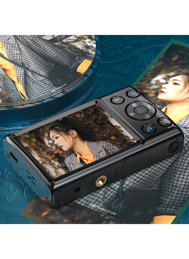 Generic 64 Million Student Music Digital Camera Portable Travel Entry-level Micro Single Vlog Camera-Body Color:FSD-C1 Black  - Image 4