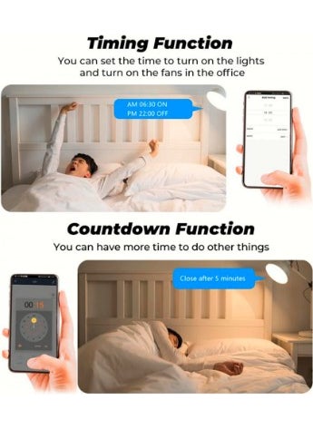 TUYA - Wifi Supported Smart Timer Light Switch - Image 1
