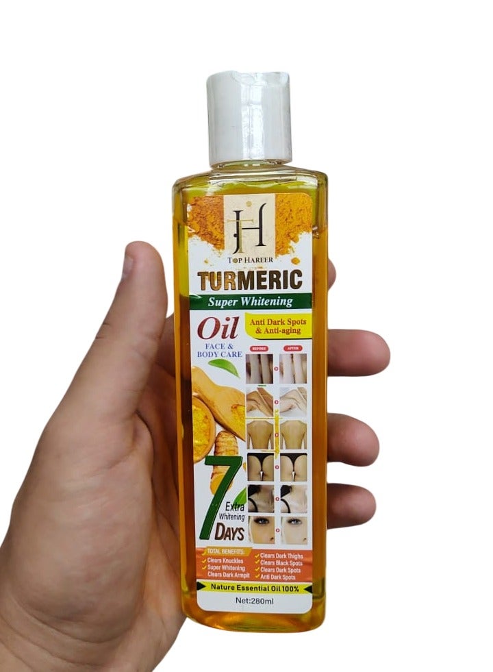 Turmeric oil for face whitening and body care 280 ml