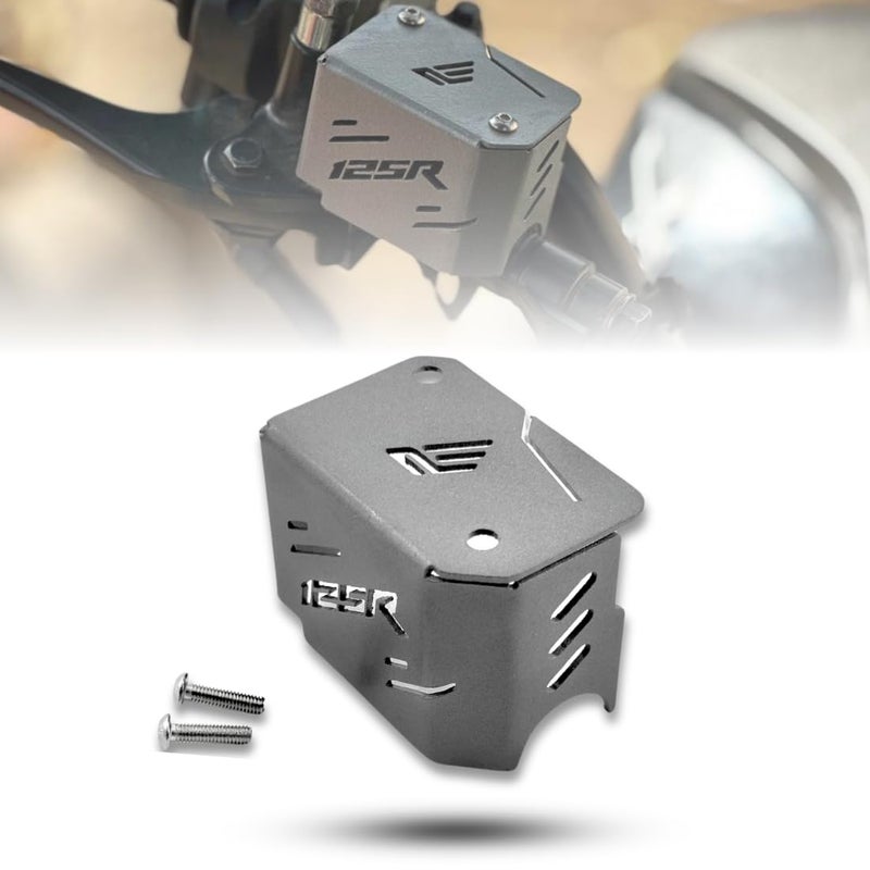 Phantom Front Master Cylinder Guard for Xtreme 125R Ver.2.0 | Reservoir Cover | Durable & Corrosion Resistant | Easy Installation (GREY) - Image 1
