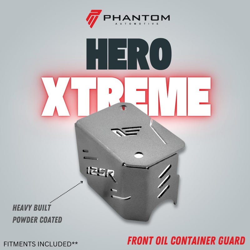 Phantom Front Master Cylinder Guard for Xtreme 125R Ver.2.0 | Reservoir Cover | Durable & Corrosion Resistant | Easy Installation (GREY) - Image 2