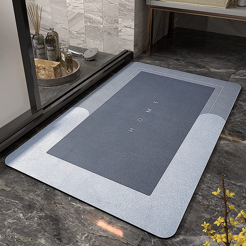 cdbz Bathroom Absorbent Carpet, Memory Foam Bath Mat, Bathroom Carpet, The Latest Technology Has Strong Water Absorption Capacity, Soft and Comfortable, Easy to Take Care of (D) - Image 1
