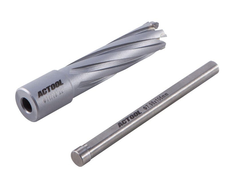 ACTOOL 11/16''Diameter x 2'' Depth of Cut Carbide Tipped TCT ANNULAR Cutter with 3/4'' Weldon Shank - Image 3
