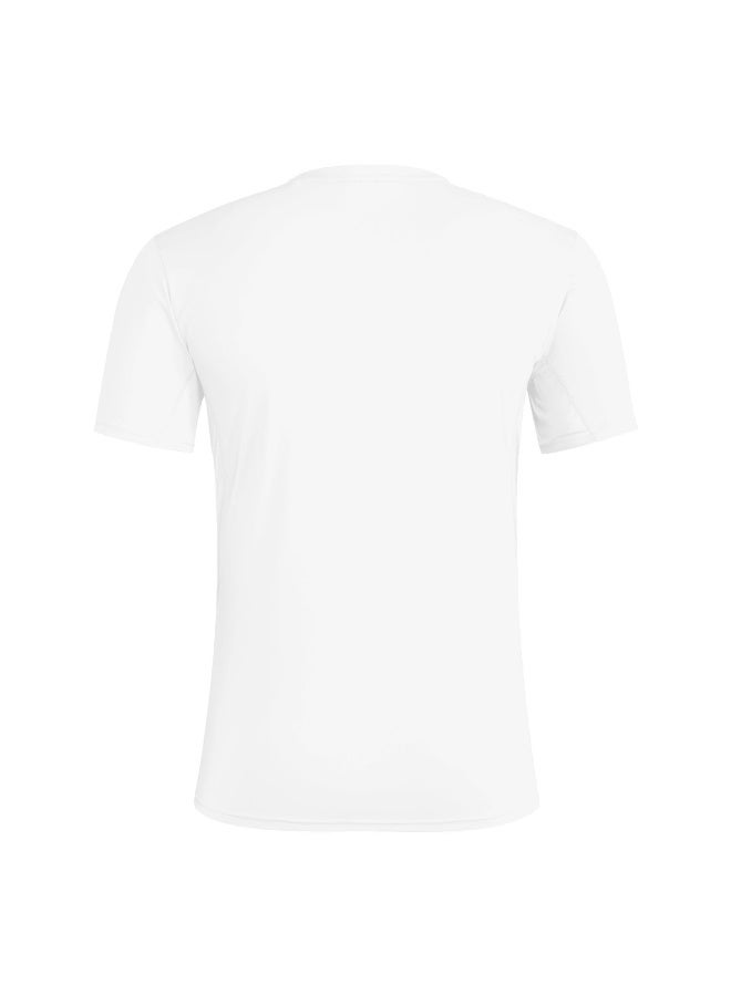 Adidas Adizero E Tee White Running T-Shirts For Men XS - Image 2