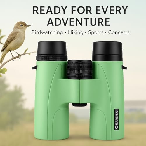Barska AB12974 Crush Binoculars for Hunting, Hiking, Events, Sports, etc, 10x42mm, Pistachio Green - Image 2