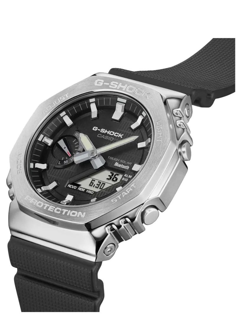 CASIO G-SHOCK Men's Watch Smartphone Link Analog-Digital Metal Tough Solar - GBM-2100-1ADR  - Image 2