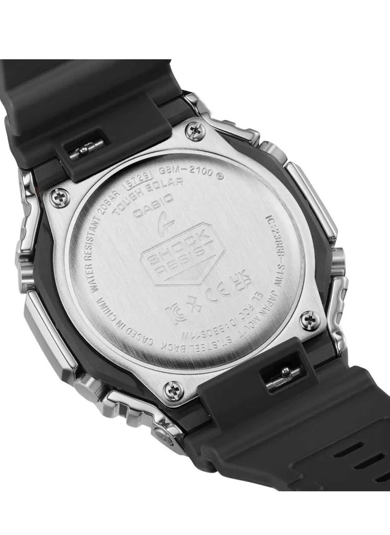 CASIO G-SHOCK Men's Watch Smartphone Link Analog-Digital Metal Tough Solar - GBM-2100-1ADR  - Image 3