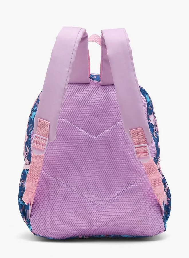 Disney BLUE Stitch Print Backpack For Girls 13+ Years With Padded Strap for Women | Best Price UAE