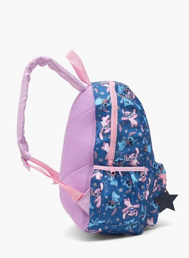Disney BLUE Stitch Print Backpack For Girls 13+ Years With Padded Strap for Women | Best Price UAE